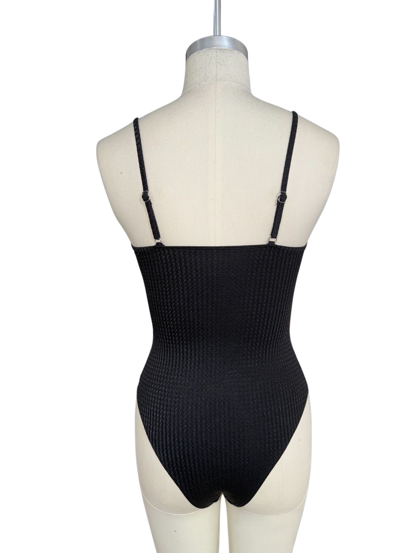 Women Solid One Piece Swimsuit - High Leg Cut Monokini Bathers Bathing Swimming